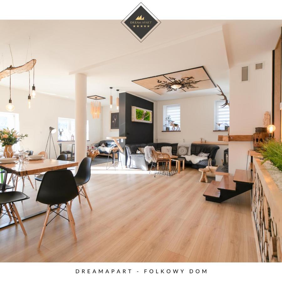Folkowy Dom Dla 14 Osob Z Sauna I Grillowiskiem - Dream Apart Щирк Экстерьер фото